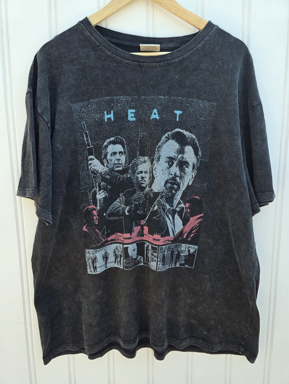 Comfort Colors Vintage 1995 Heat Movie Retro Graphic Unisex T Shirt XL